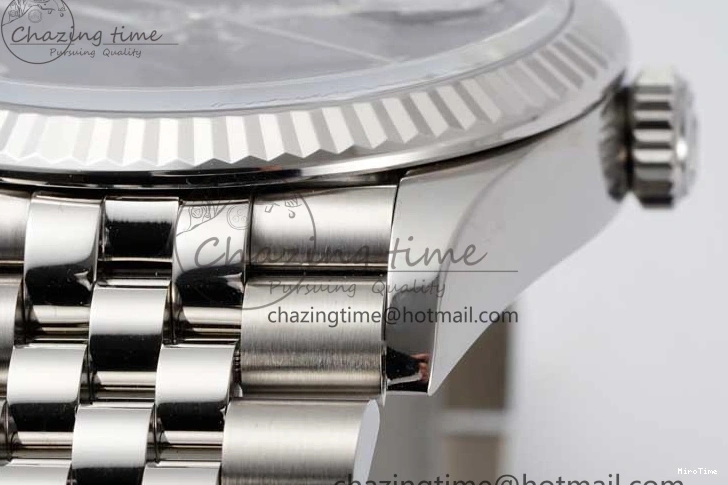 MiroTime 1227 Youthful DateJust 36 SS 116234 VSF 1:1 Best Edition 904L Steel Green Leaf Dial on Jubilee Bracelet VS 2056